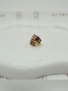 Multicolor Gold Filled Huggie Hoops | 18K Gold Filled